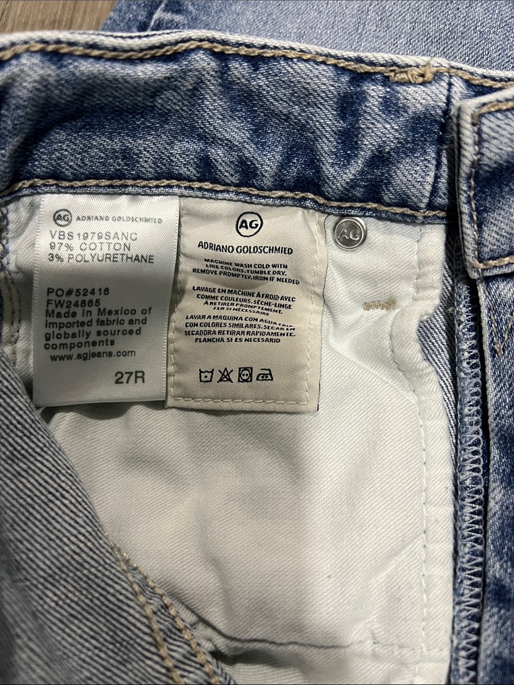 Adriano Goldschmied Alexxis contour 360 jeans size 27R - Picture 5 of 8